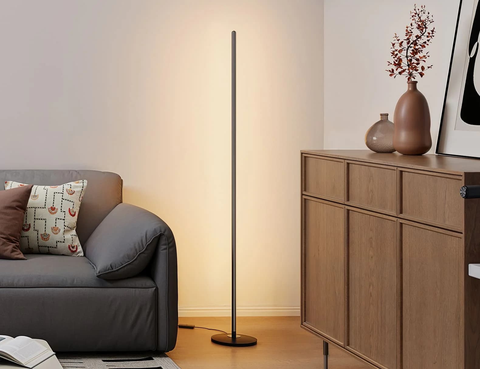 Đèn LED RGBIC Sàn 120cm – Nháy Theo Nhạc, Đồng Bộ Màn Hình (WLED) - ảnh 2