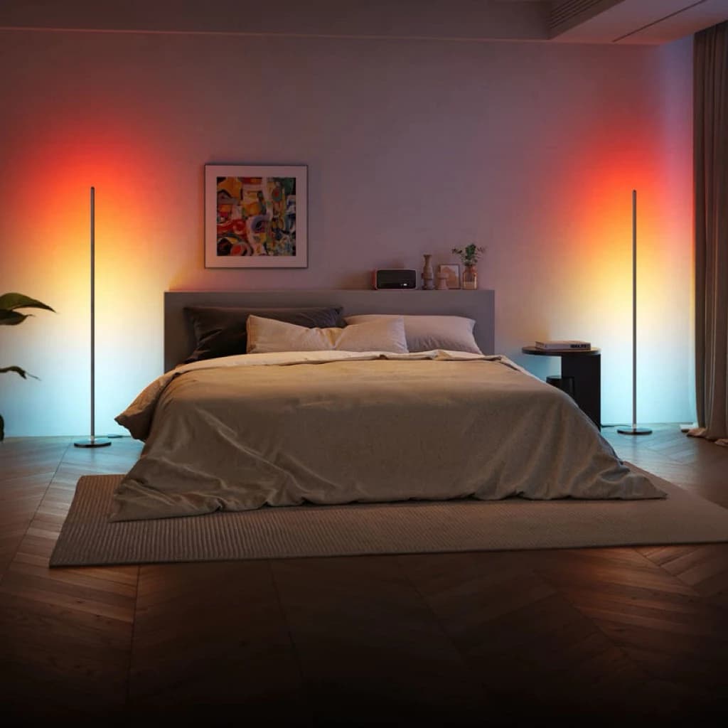 Đèn LED RGBIC Sàn 120cm – Nháy Theo Nhạc, Đồng Bộ Màn Hình (WLED) - ảnh 8