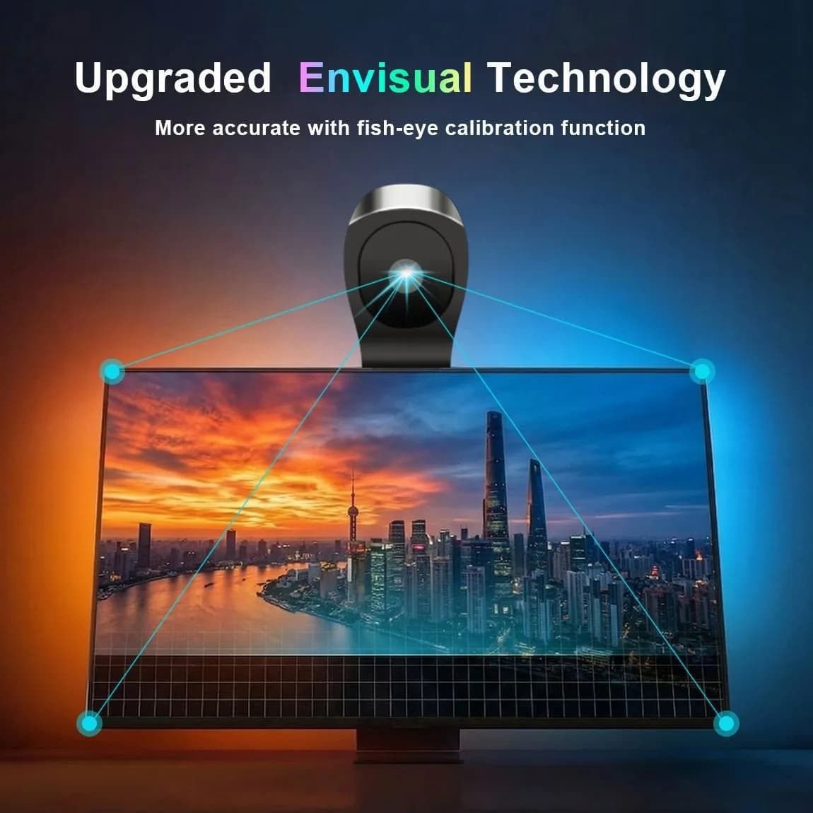 Đèn Nền TV Ambilight 3 Camera Bắt Màu RGBIC – WiFi Tuya - ảnh 3
