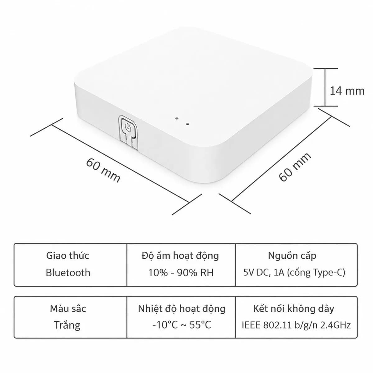 Bộ Điều Khiển Trung Tâm Zigbee Bluetooth WiFi Zitech HUB-WIFI - ảnh 3