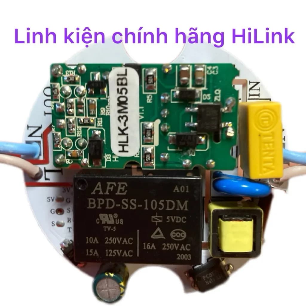 Cảm Biến Hiện Diện Radar 24GHz 220V LD2410C – Tự Bật Tắt Đèn - ảnh 10